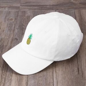 Pineapple Embroidered Baseball Cap